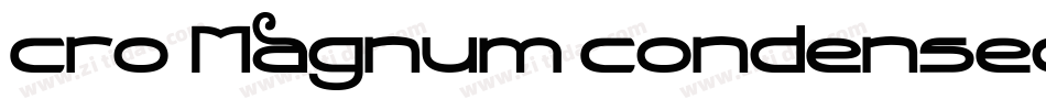 Cro-Magnum Condensed字体转换